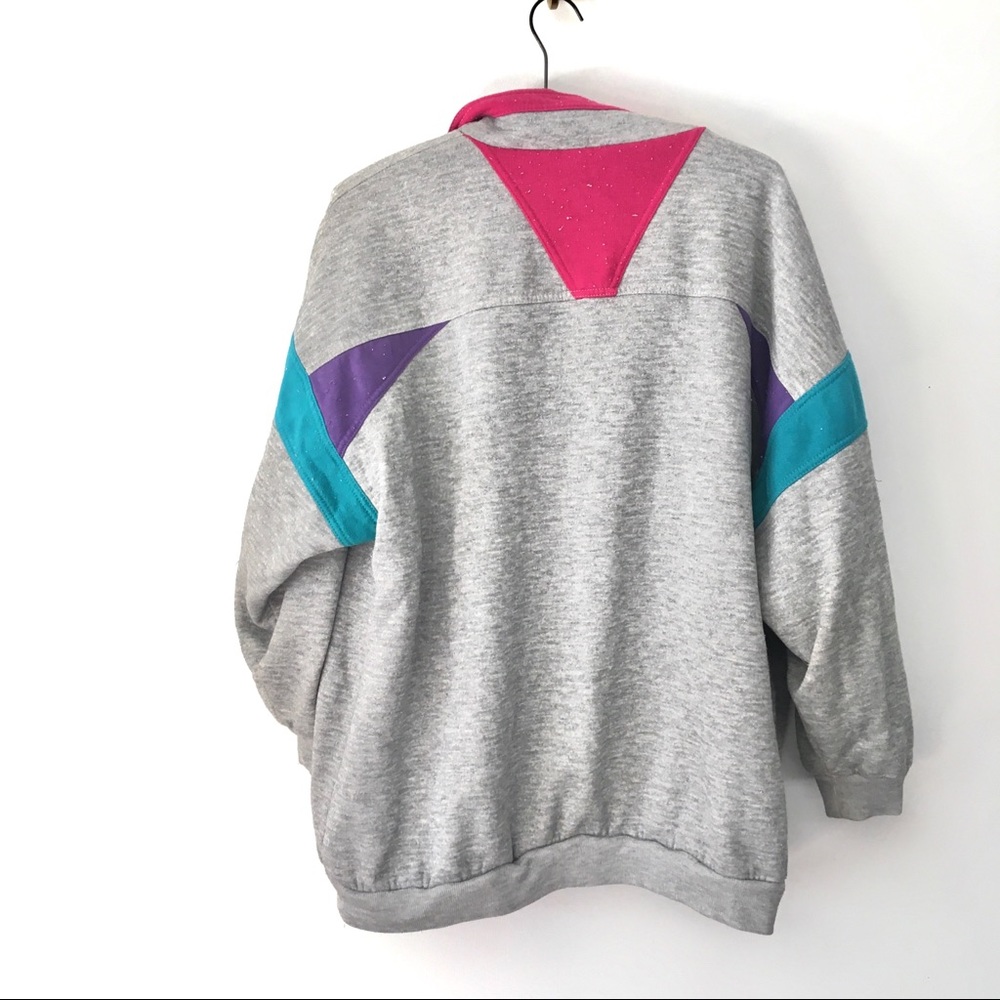 * Vintage 1980s reversible Windbreaker - Picture 3 of 6